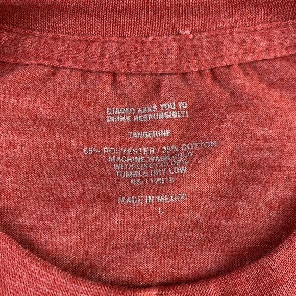 Smirnoff Shirt Mens Large Red Diageo Vodka Liquor Promo Drink Alcohol Heather - Picture 6 of 7